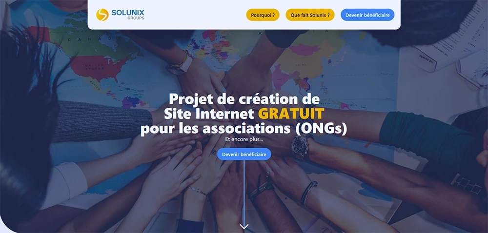 solunix free website for ngos by ibrahim aboubacar ibrahim C5AmneKD